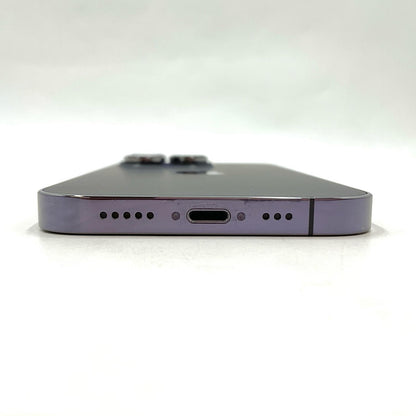 【全額返金保証】【最速発送】Apple iPhone iPhone 14 Pro 256GB ディープパープル SIMフリー 白ロム 動作確認済 96%