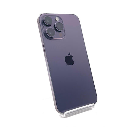 【全額返金保証】【最速発送】Apple iPhone iPhone 14 Pro Max 256GB ディープパープル SIMフリー 白ロム 動作確認済 84%