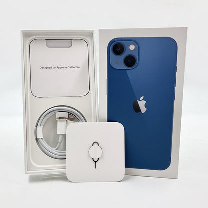 【全額返金保証】【最速発送】Apple iPhone iPhone 13 128GB ブルー SIMフリー 白ロム 動作確認済 79%