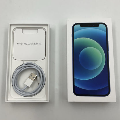 【全額返金保証】【最速発送】Apple iPhone iPhone 12 mini 64GB ブルー SIMフリー 白ロム 動作確認済 82%