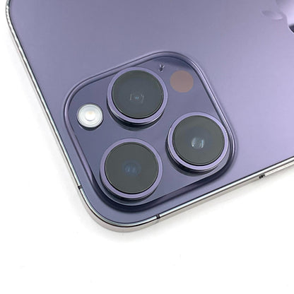 【全額返金保証】【最速発送】Apple iPhone iPhone 14 Pro Max 256GB ディープパープル docomo 白ロム 動作確認済 79%