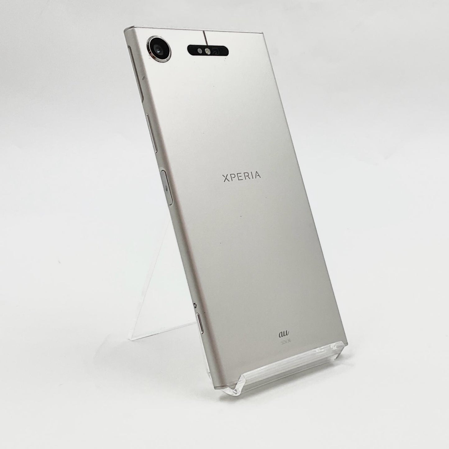 【全額返金保証】【最速発送】Sony Xperia XZ1 64GB ウォームシルバー au SOV36 白ロム 動作確認済