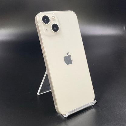 【全額返金保証】【最速発送】Apple iPhone iPhone 13 128GB スターライト Softbank SIMフリー 白ロム 動作確認済 86%