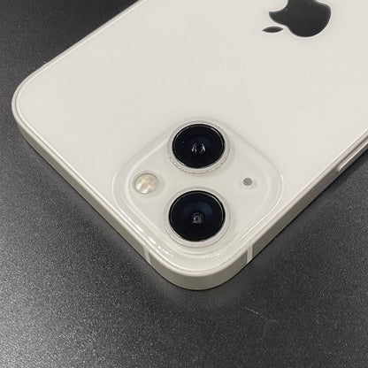 【全額返金保証】【最速発送】Apple iPhone iPhone 13 128GB スターライト Softbank SIMフリー 白ロム 動作確認済 86%