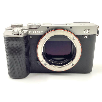 【全額返金保証】【最速発送】Sony デジタル一眼 α7C ILCE-7C ボディ シルバー 動作確認済