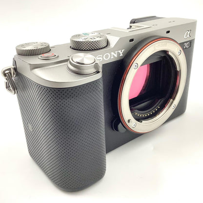 【全額返金保証】【最速発送】Sony デジタル一眼 α7C ILCE-7C ボディ シルバー 動作確認済
