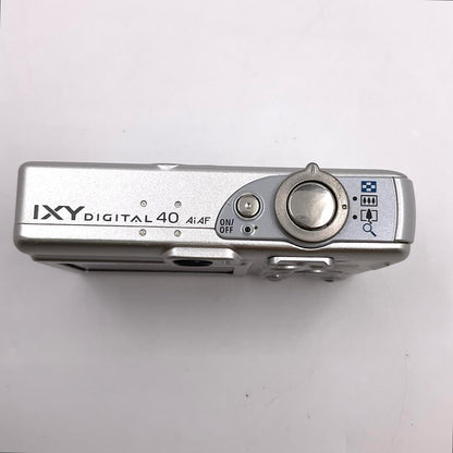 【全額返金保証】【最速発送】Canon コンパクトデジタルカメラ IXY DIGITAL 40 シルバー 動作確認済