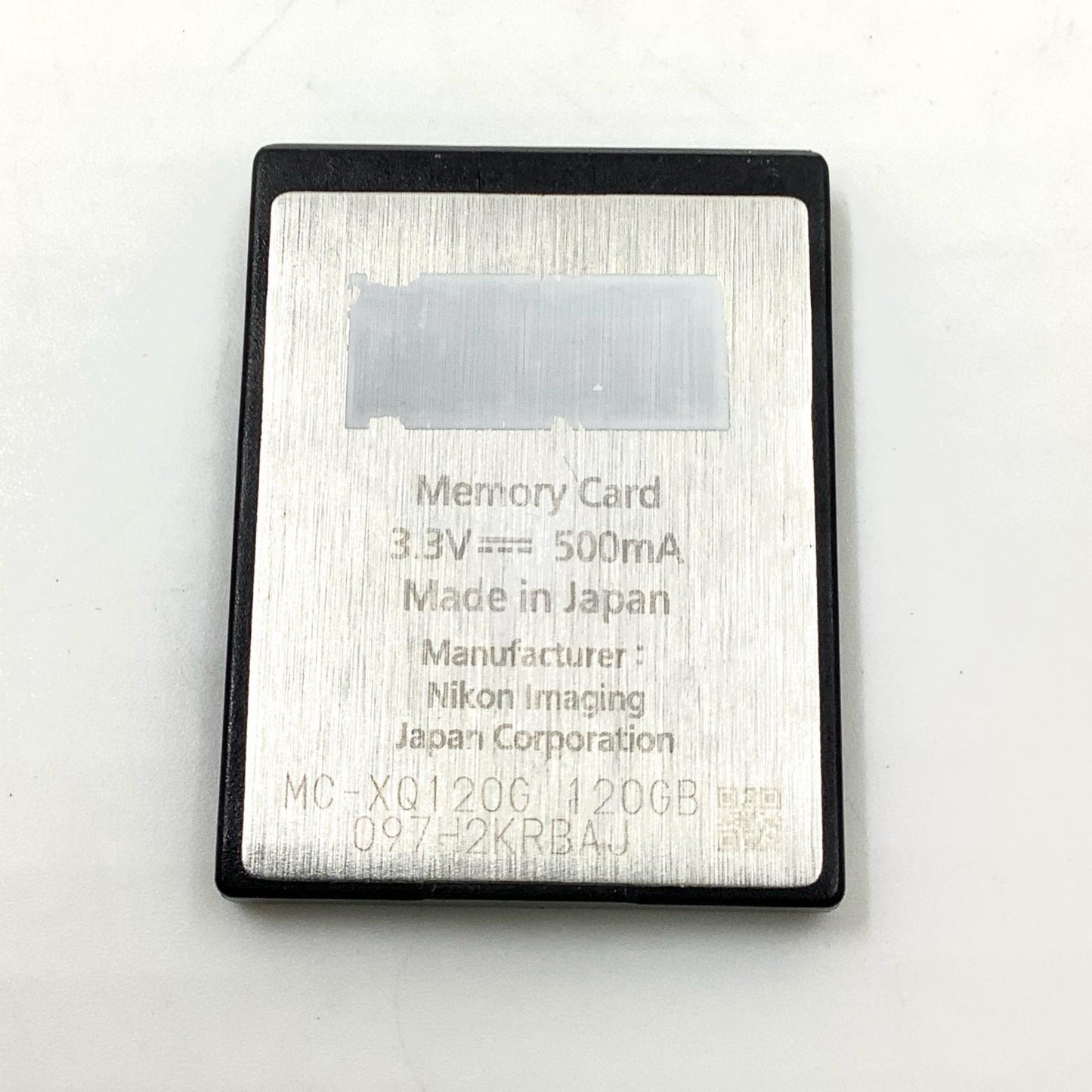 【全額返金保証】【最速発送】Nikon XQD MC-XQ120G [120GB] 動作確認済