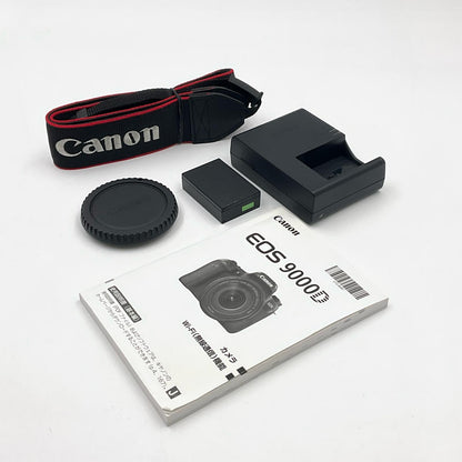 【全額返金保証】【最速発送】Canon デジタル一眼 EOS 9000D ボディ ブラック 美品 動作確認済