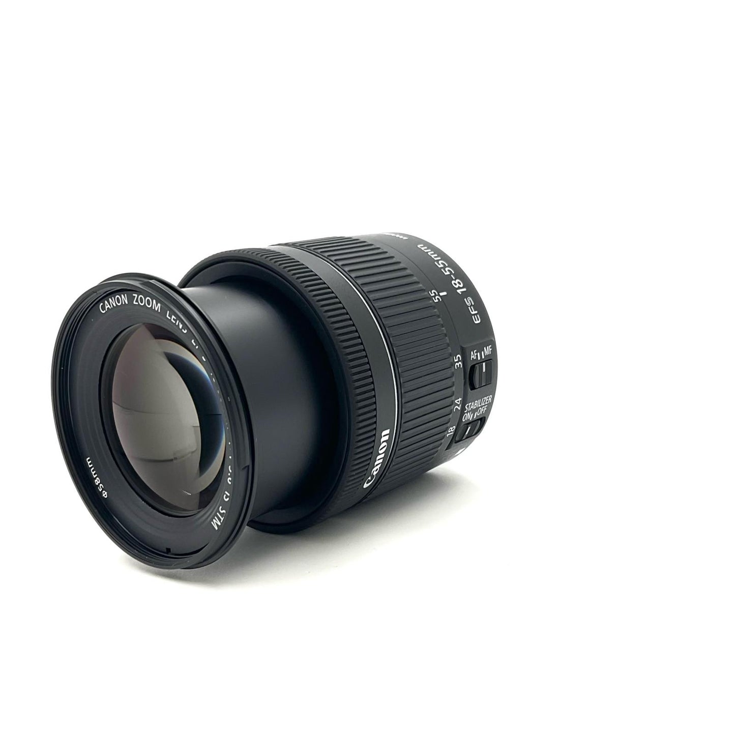 【全額返金保証】【最速発送】Canon EF-S18-55mm F4-5.6 IS STM 美品 動作確認済