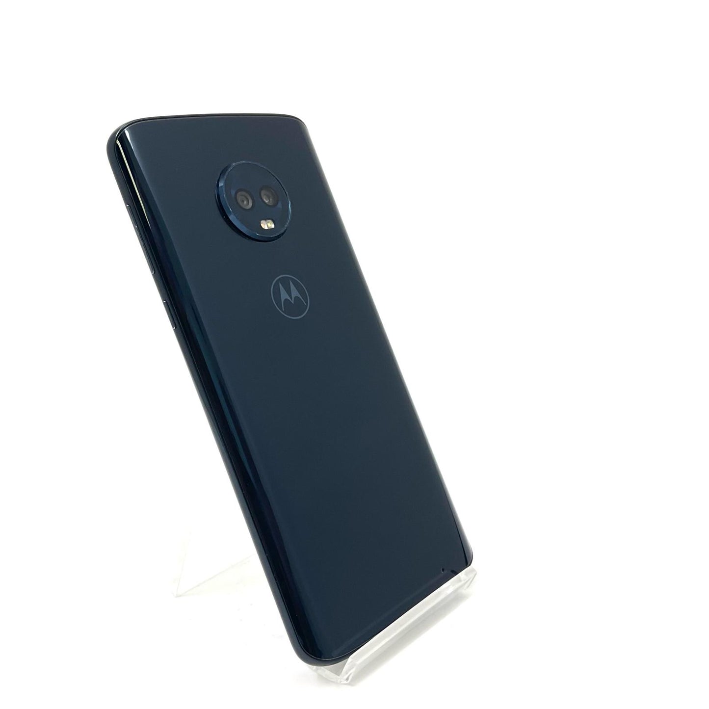 【全額返金保証】【最速発送】Motorola moto g (6)plus 64GB ディープインディゴ SIMフリー 白ロム 動作確認済