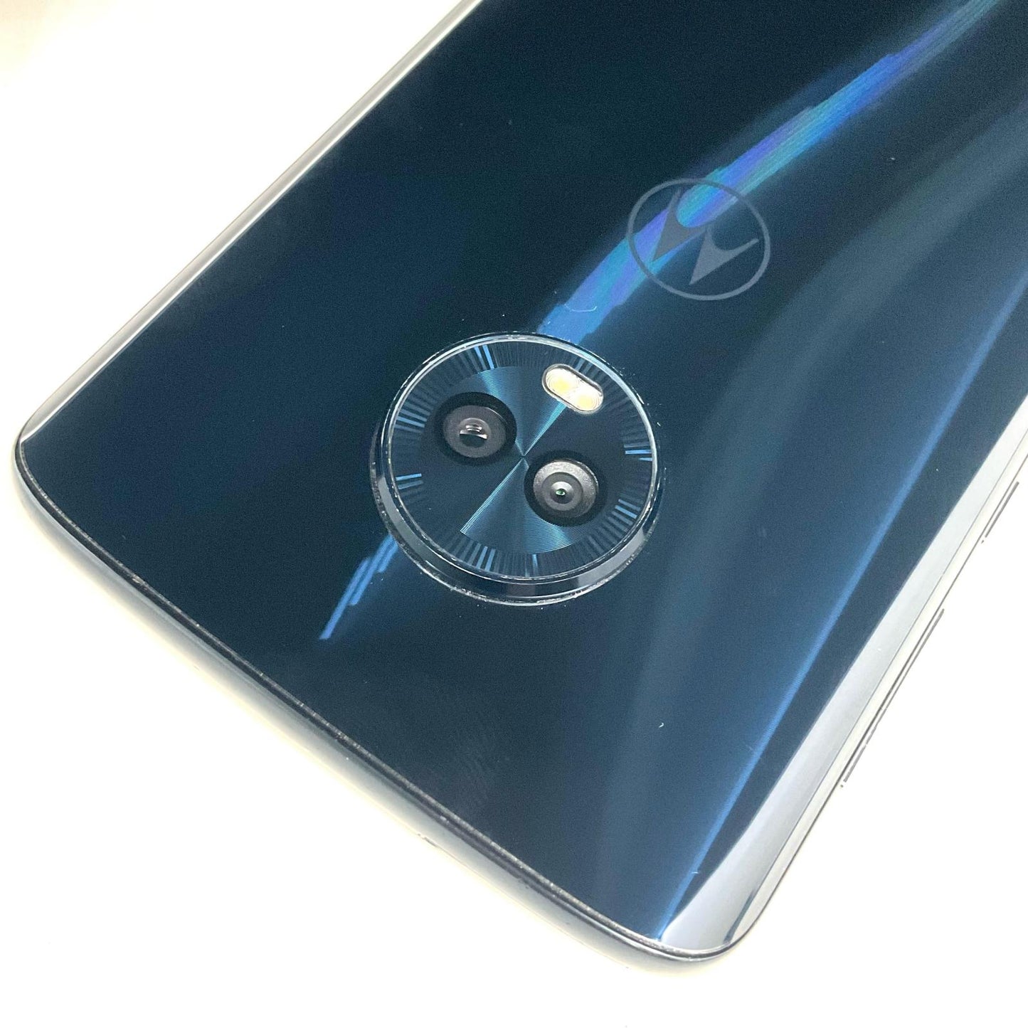 【全額返金保証】【最速発送】Motorola moto g (6)plus 64GB ディープインディゴ SIMフリー 白ロム 動作確認済