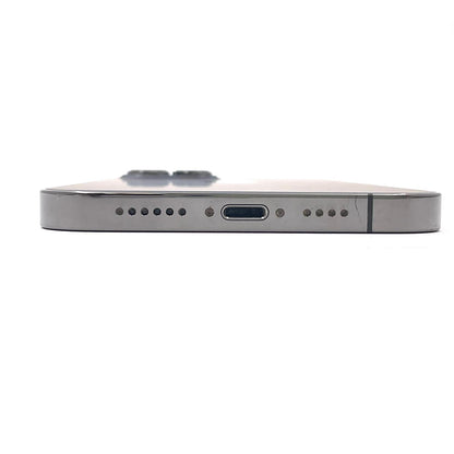 【全額返金保証】【最速発送】Apple iPhone iPhone 12 Pro Max 256GB グラファイト Softbank SIMフリー 白ロム 動作確認済 77%
