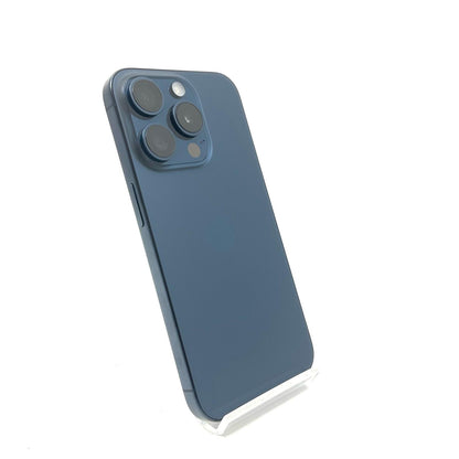 【全額返金保証】【最速発送】Apple iPhone iPhone 15 Pro 256GB ブルーチタニウム SIMフリー 白ロム 超美品 動作確認済 92%
