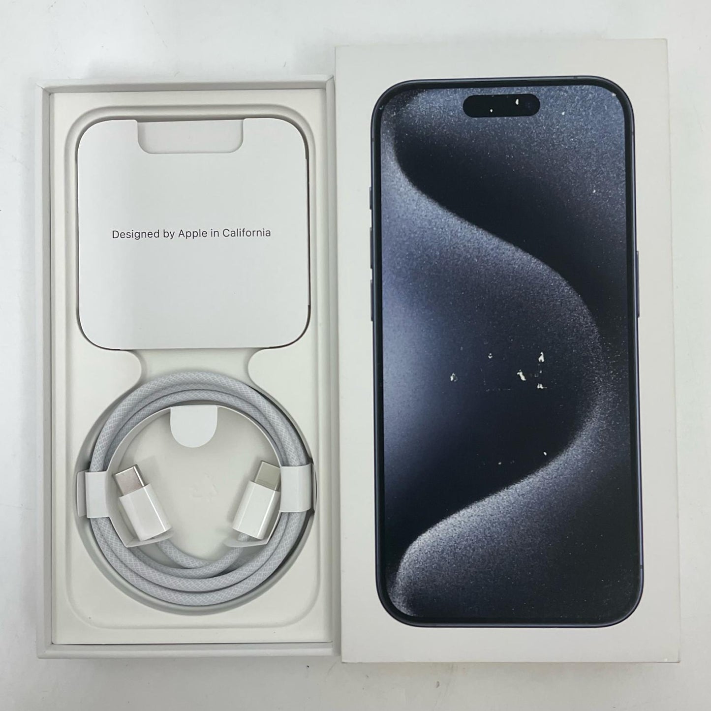 【全額返金保証】【最速発送】Apple iPhone iPhone 15 Pro 256GB ブルーチタニウム SIMフリー 白ロム 超美品 動作確認済 92%