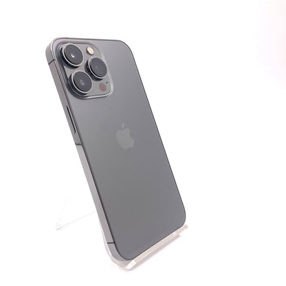【全額返金保証】【最速発送】Apple iPhone iPhone 13 Pro 256GB グラファイト au 白ロム 動作確認済 87%