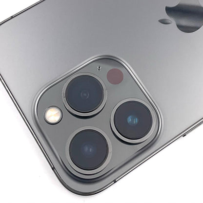 【全額返金保証】【最速発送】Apple iPhone iPhone 13 Pro 256GB グラファイト au 白ロム 動作確認済 87%