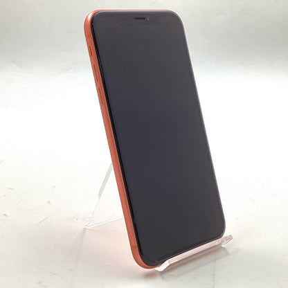 【全額返金保証】【最速発送】Apple iPhone iPhone XR 64GB コーラル docomo 白ロム 動作確認済 85%