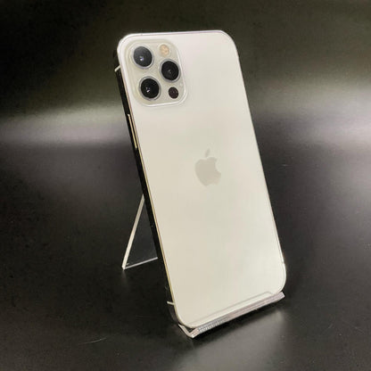 【全額返金保証】【最速発送】Apple iPhone iPhone 12 Pro 128GB シルバー Softbank 白ロム 動作確認済 84%