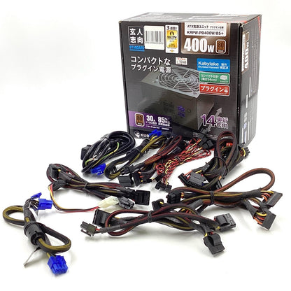 【全額返金保証】【最速発送】玄人志向 電源ユニット KRPW-PB400W/85+ 動作確認済