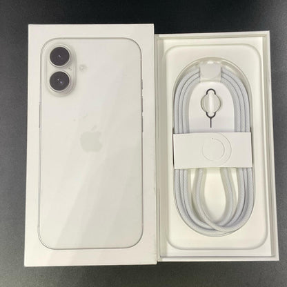 【全額返金保証】【最速発送】Apple iPhone iPhone 16 256GB ホワイト SIMフリー 白ロム 超美品 動作確認済 96%
