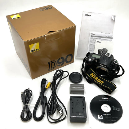 【全額返金保証】【最速発送】Nikon デジタル一眼 D90 ボディ ブラック 動作確認済