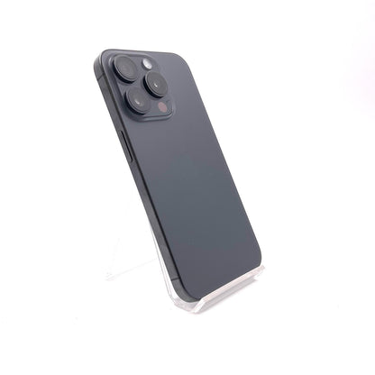 【全額返金保証】【最速発送】Apple iPhone iPhone 15 Pro 128GB ブラックチタニウム SIMフリー 白ロム 動作確認済 87%