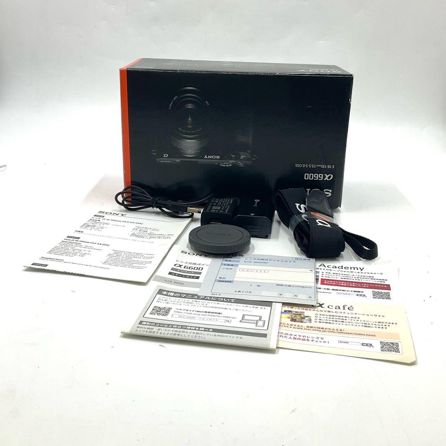 【全額返金保証】【最速発送】Sony デジタル一眼 α6600 ILCE-6600 ボディ ブラック 美品 動作確認済