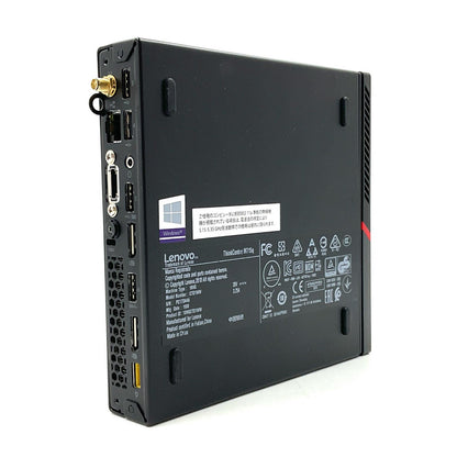 【全額返金保証】【最速発送】Lenovo ThinkCenter M715q 10VGCT01WW AMD Ryzen 5 PRO 2400GE w/Radeon Vega Graphics 8GB M.2 SSD 256GB 美品 動作確認済