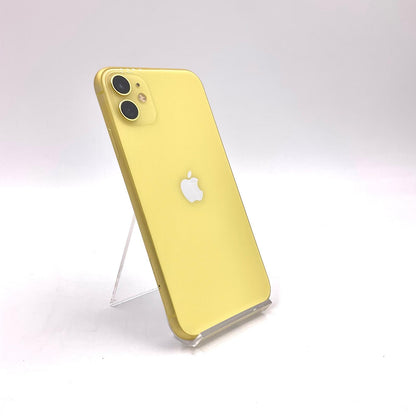 【全額返金保証】【最速発送】Apple iPhone iPhone 11 128GB イエロー docomo 白ロム 動作確認済 85%