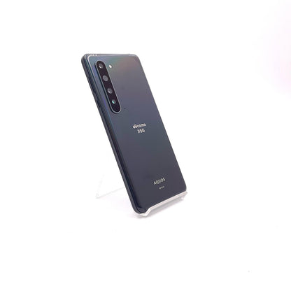 【全額返金保証】【最速発送】SHARP AQUOS R5G 256GB ブラックレイ SIMフリー SH-51A 動作確認済