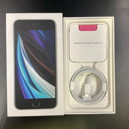 【全額返金保証】【最速発送】Apple iPhone iPhone SE（第2世代） 64GB ホワイト Softbank 白ロム 動作確認済 79%