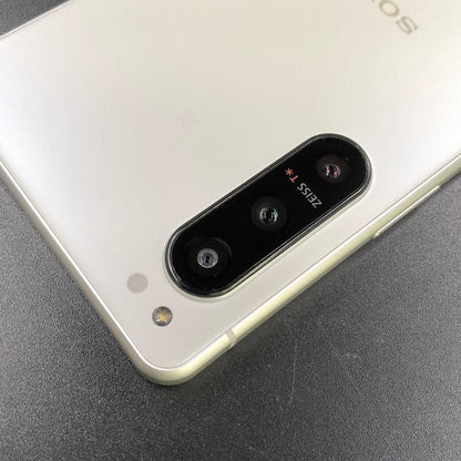 【全額返金保証】【最速発送】Sony Xperia 5 IV 256GB SIMフリー XQ-CQ44 白ロム 美品 動作確認済