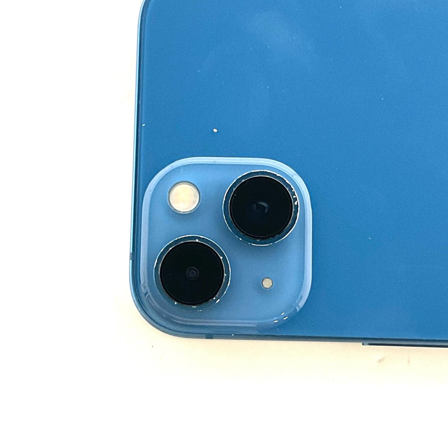 【全額返金保証】【最速発送】Apple iPhone iPhone 13 128GB ブルー au 白ロム 動作確認済 87%