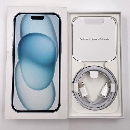 【全額返金保証】【最速発送】Apple iPhone iPhone 15 512GB ブルー SIMフリー 白ロム 超美品 動作確認済 93%