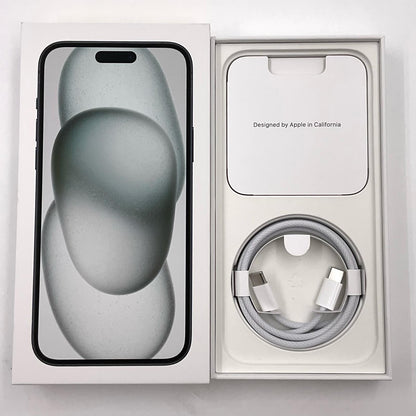 【全額返金保証】【最速発送】Apple iPhone iPhone 15 Plus 128GB ブラック SIMフリー 白ロム 美品 動作確認済 89%