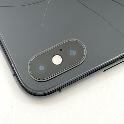 【最速発送】Apple iPhone iPhone XS Max 256GB スペースグレイ docomo 白ロム【難有】 80%