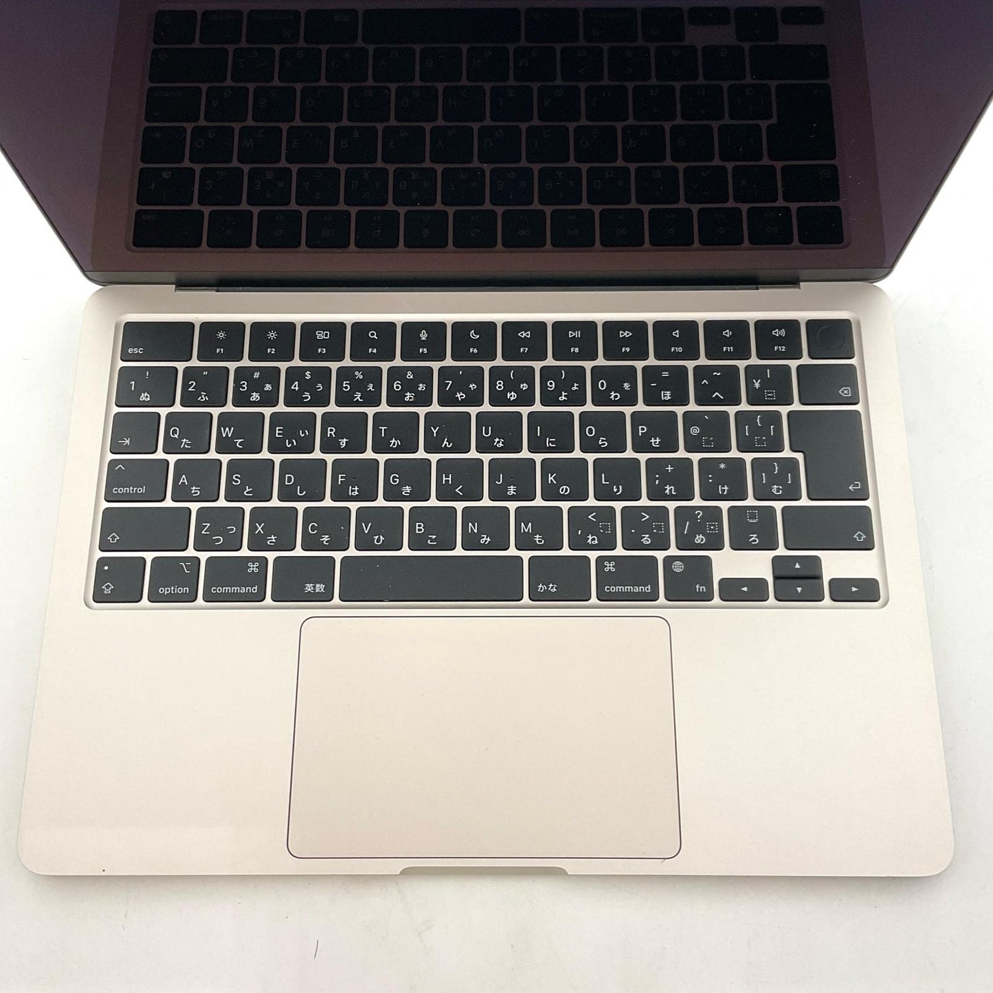 【全額返金保証】【最速発送】Apple MacBook Air 13インチ 2022 Apple M2 8GB SSD 256GB スターライト 88% 動作確認済