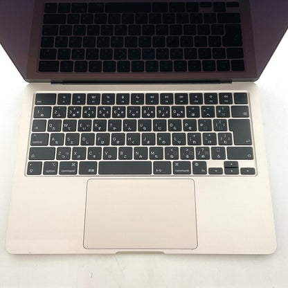 【全額返金保証】【最速発送】Apple MacBook Air 13インチ 2022 Apple M2 8GB SSD 256GB スターライト 88% 動作確認済