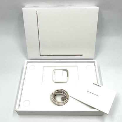 【全額返金保証】【最速発送】Apple MacBook Air 13インチ 2022 Apple M2 8GB SSD 256GB スターライト 88% 動作確認済