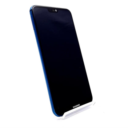 【全額返金保証】【最速発送】Huawei P lite 20 64GB クラインブルー au HWV32 白ロム 動作確認済