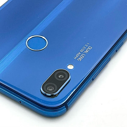 【全額返金保証】【最速発送】Huawei P lite 20 64GB クラインブルー au HWV32 白ロム 動作確認済