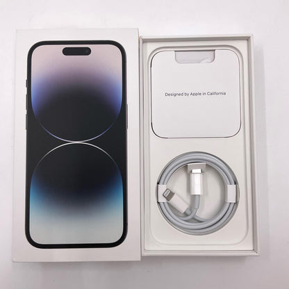 【全額返金保証】【最速発送】Apple iPhone iPhone 14 Pro 128GB スペースブラック SIMフリー 白ロム 動作確認済 85%