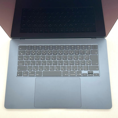 【全額返金保証】【最速発送】Apple MacBook Air 15.3インチ 2025 Apple M4 16GB SSD 512GB ミッドナイト 100% 超美品 動作確認済