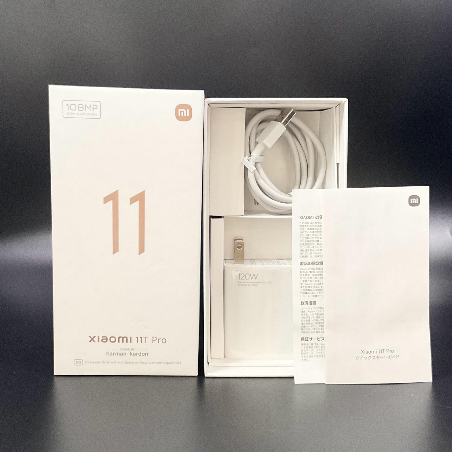 【全額返金保証】【最速発送】Xiaomi 11T Pro 128GB ムーンライトホワイト SIMフリー 2107113SR 白ロム 動作確認済