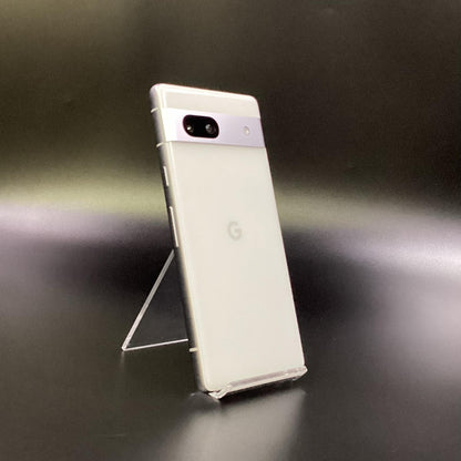 【全額返金保証】【最速発送】Google Pixel 7a 128GB スノー au SIMフリー G82U8 白ロム 動作確認済