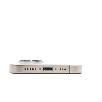 【全額返金保証】【最速発送】Apple iPhone iPhone 15 Pro 128GB ナチュラルチタニウム SIMフリー 白ロム 美品 動作確認済 89%