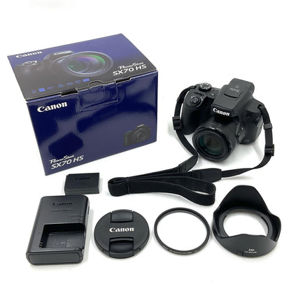 【全額返金保証】【最速発送】Canon コンパクトデジタルカメラ PowerShot SX70 HS 美品 動作確認済