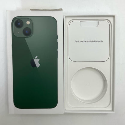 【全額返金保証】【最速発送】Apple iPhone iPhone 13 128GB グリーン au 動作確認済 81%