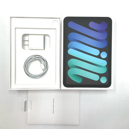 【全額返金保証】【最速発送】Apple iPad mini 8.3インチ 第6世代 64GB スペースグレイ Wi-Fi 動作確認済